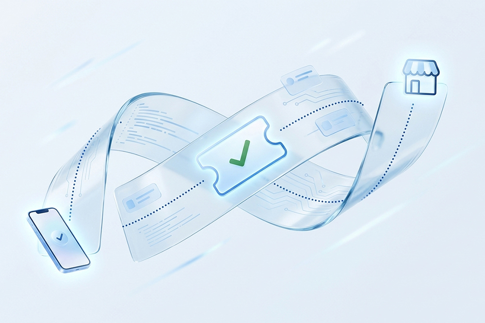 eVoucher.biz digital voucher flow